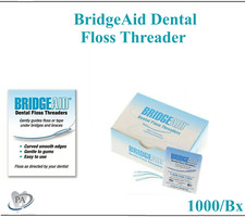 BridgeAid Filo interdentale ortofilare sotto ponti e bretelle, 1000/Bx