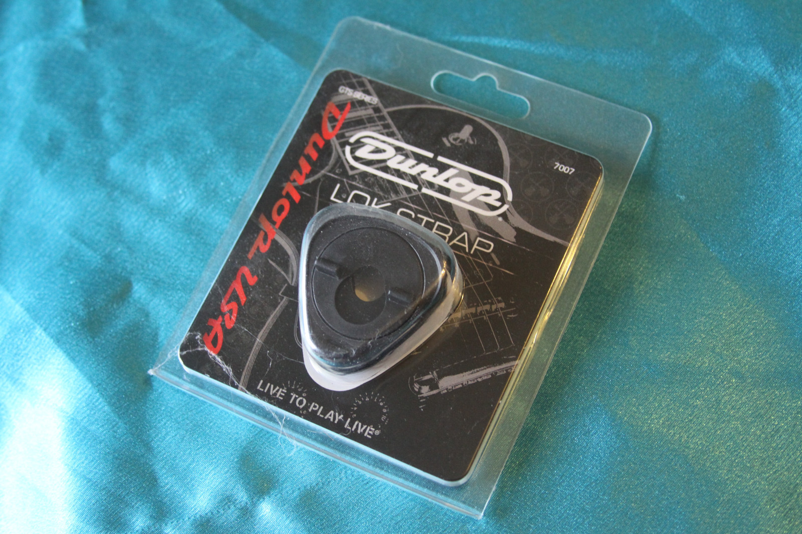 Dunlop GTS Series Ergo Lok Strap Strap Locking System in Black, 2 Pack