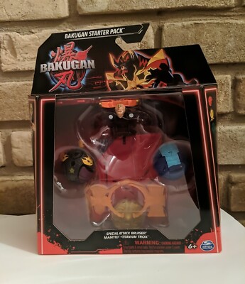 BAKUGAN Generation 3 Starter Pack Special Attack Bruiser Mantid Titaniam Trox
