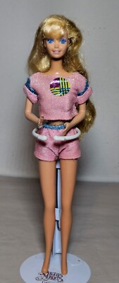 1986 Funtime Hot Watch Look Barbie Fashion Doll Collectibles Decor Poseable Deco