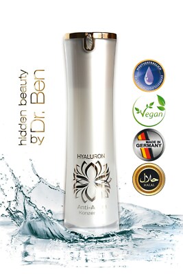 Hyaluronsäure Serum hochdosiert - Dr. Ben Konzentrat Anti-Aging Gel