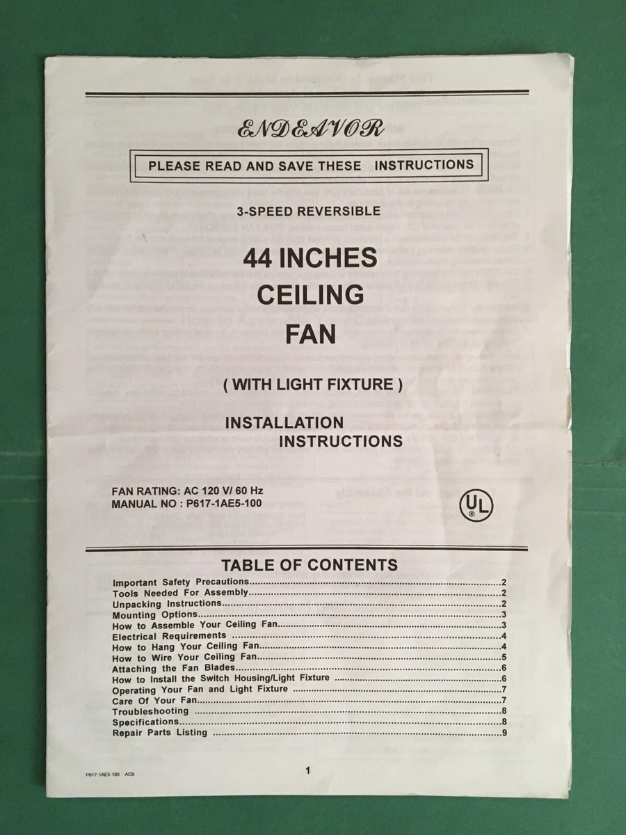 Ceiling Fan Remote Control Manual Shelly Lighting