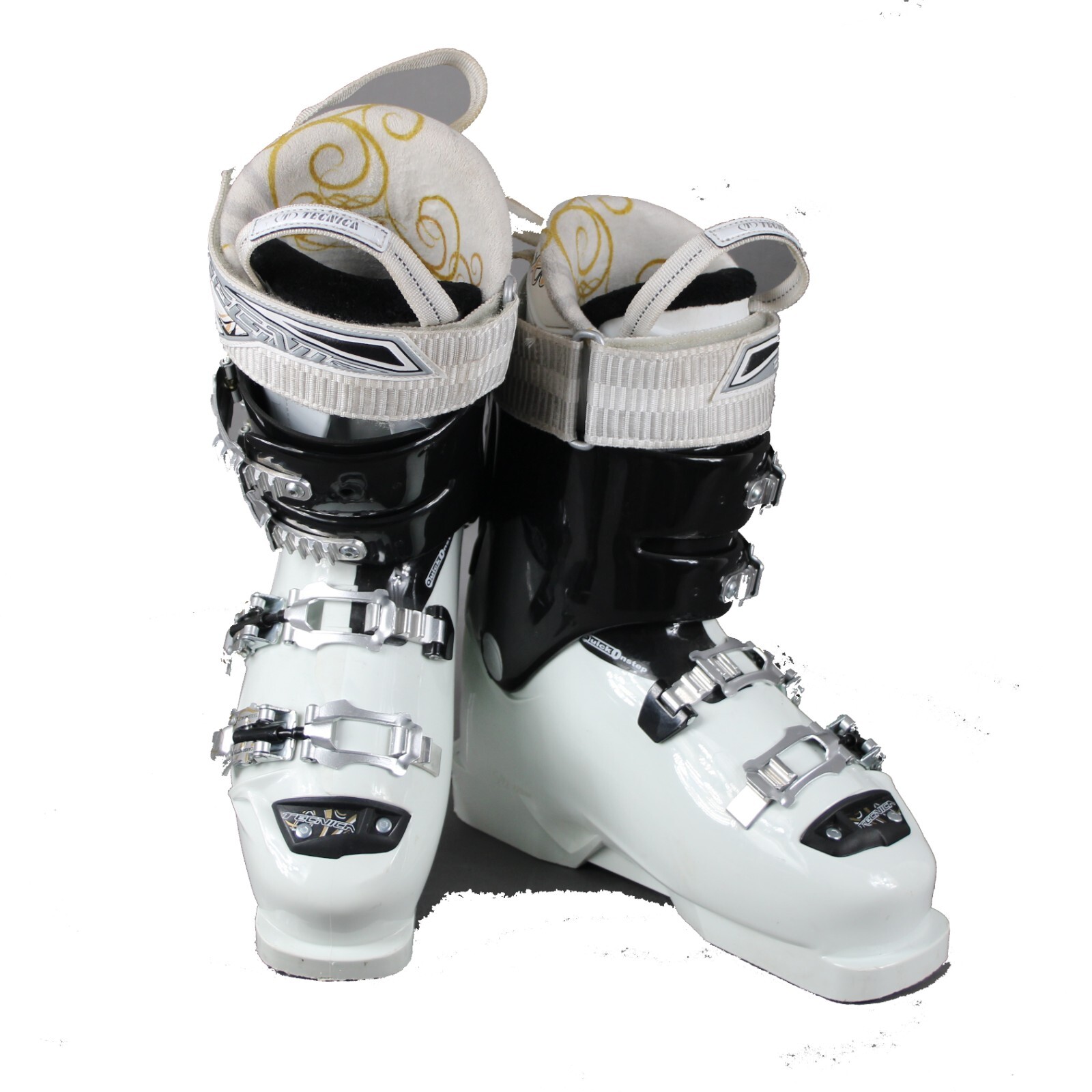 SALOMON Scarponi da sci Tecnica Inferno Fling misura 290 mm bianco nero acciaio al carbonio