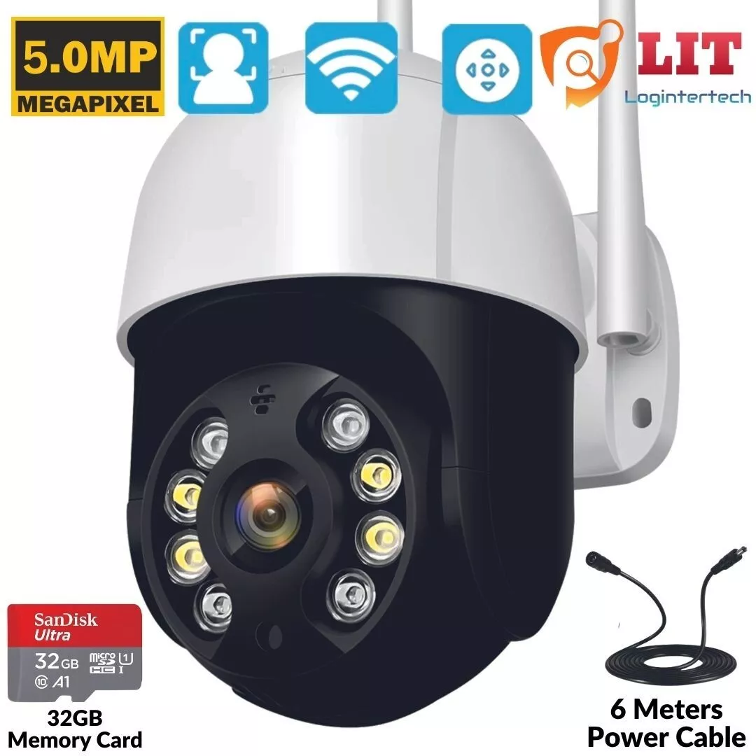 BESDER 5MP WIFI Outdoor Camera PTZ Speed Dome CCTV Security