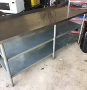 Used Stainless Steel Commercial Kitchen Bench In Adelaide Region