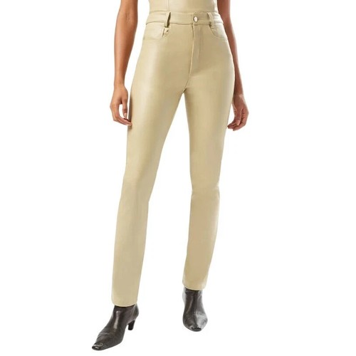 ~ 128 $ unverbindliche Preisempfehlung des Herstellers WeWoreWhat butterweiche vegane Lederhose 25 haferfarben neu mit Etikett ~ - Bild 4 von 6