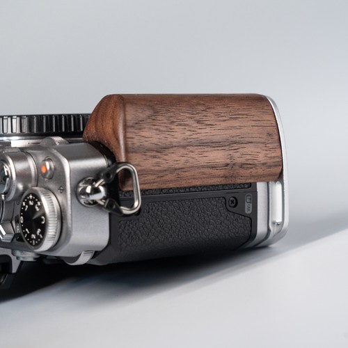 Wood L Hand Grip For Nikon ZFC Camera Aluminum Alloy Baseplate AK quick release - Picture 39 of 52