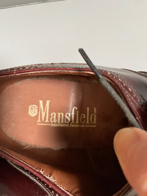 Vintage Mansfield Hand Crafted Leather Oxford Shoes | eBay display picture 3