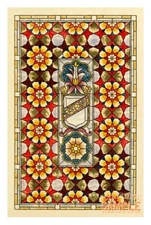 Belcher Mosaic Stained Glass * Quality Art Print * Vestibule Window Design SALVE