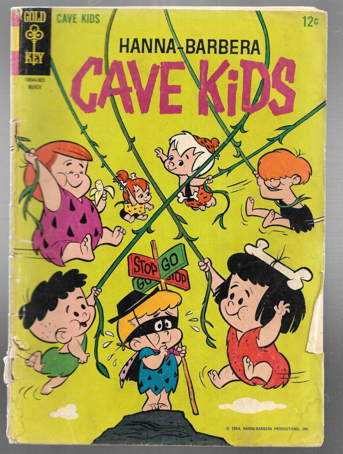 Cave Kids #8 Gold Key Comics 1965 Fair/Good
