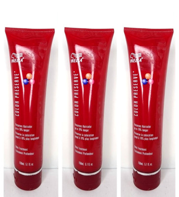 3 Wella Color Preserve DEEP TREATMENT Moisturizing 5.1 oz Each (709)