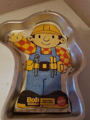 SELTENE WILTON VINTAGE BOB THE BUILDER ALUMINIUM KUCHENFORM - BRANDNEU UNBENUTZT REDUZIERT