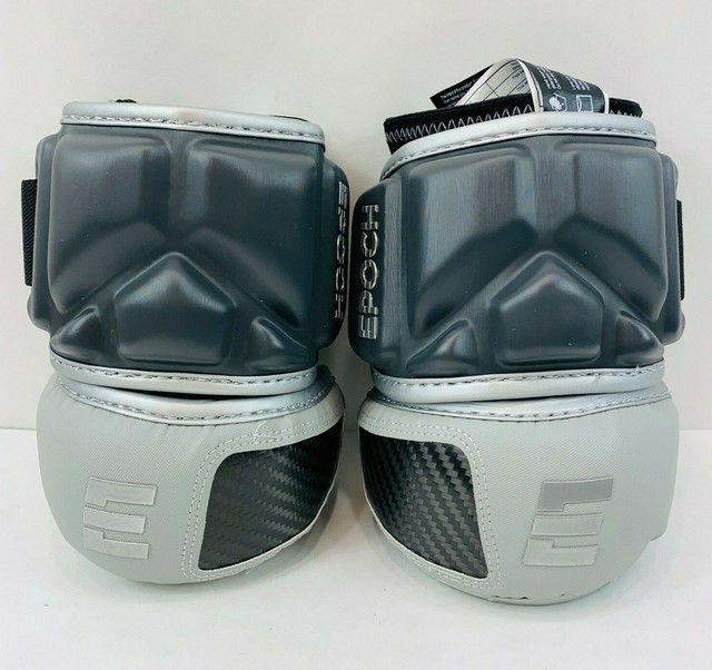 Medium Epoch Lacrosse Black & Gray Integra Elbow Caps for Defensemen eBay