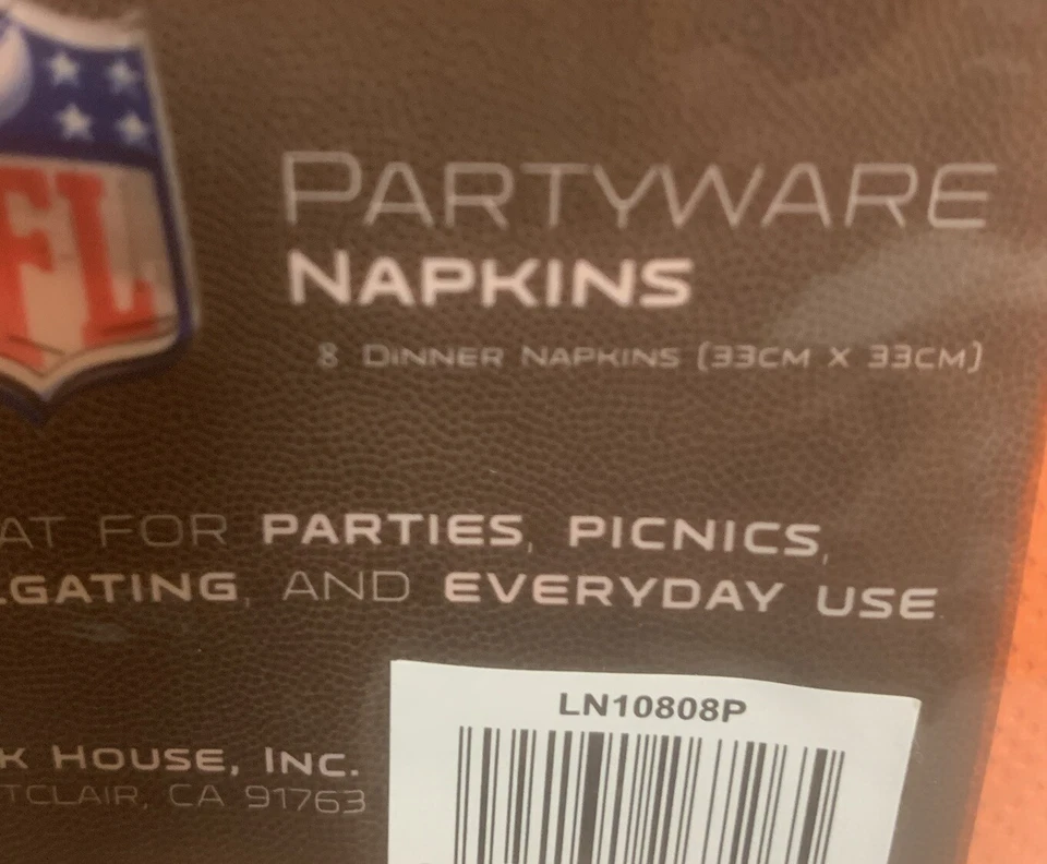 Servilletas para artículos de fiesta Denver Broncos (paquete de 8 unidades) Foto 3 de 3