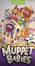 Muppet Babies Let's Build VHS 1993-TESTED-RARE VINTAGE COLLECTIBLE-SHIPS N 24 HR