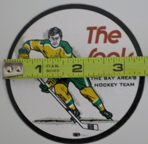 OAKLAND SEALS NHL HOCKEY STICKER RARE VINTAGE 1970 COLLECTORS - Picture 2 of 5