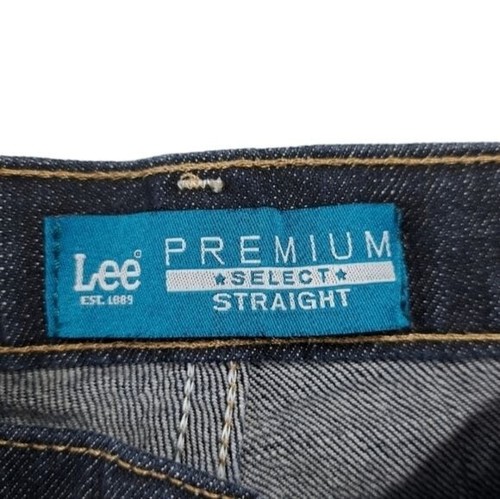 Lee Premium Select Straight Leg Teenage Boys Denim Blue Jeans Size 16 S - Picture 10 of 14