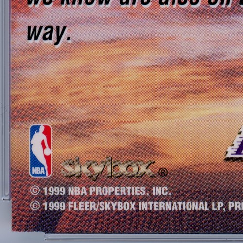 1999-00 Skybox Dominion Sky's The Limit #SL8 Kobe Bryant CGC NM/MINT 8 - Picture 9 of 10