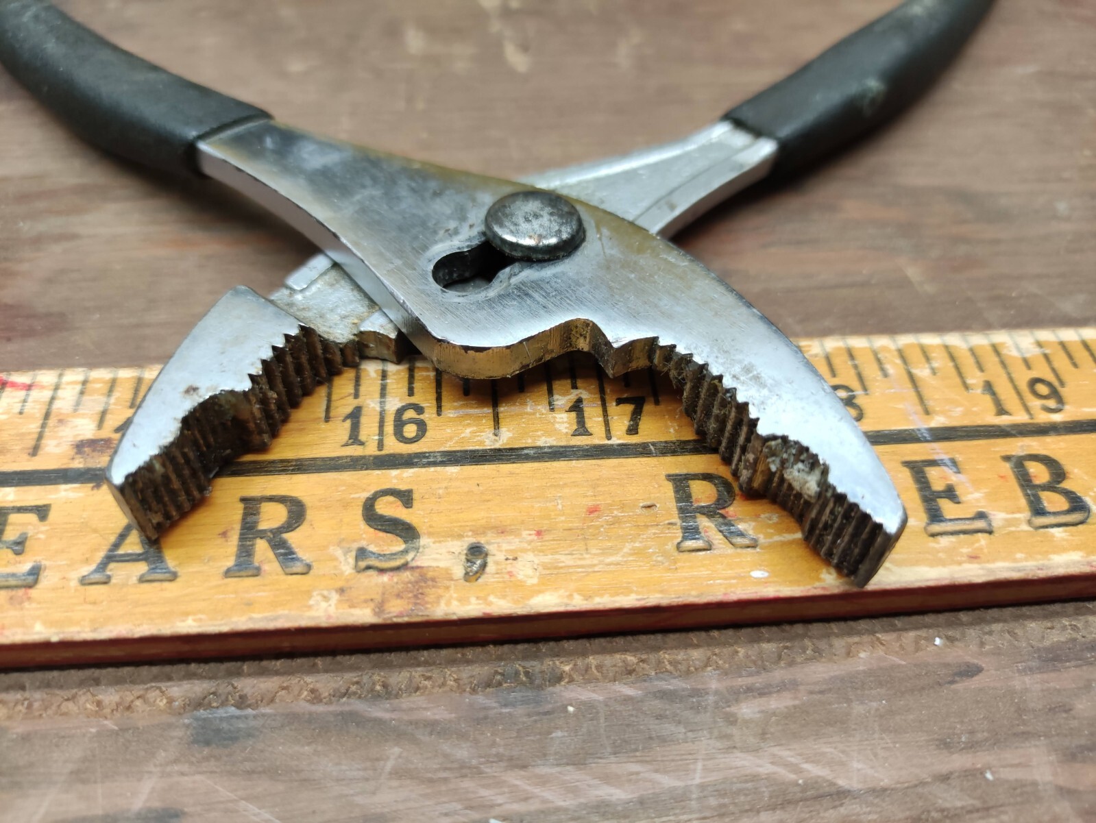 Vintage CRAFTSMAN 45379 8" Slip Joint Pliers Dikes Side Cutters WFB USA