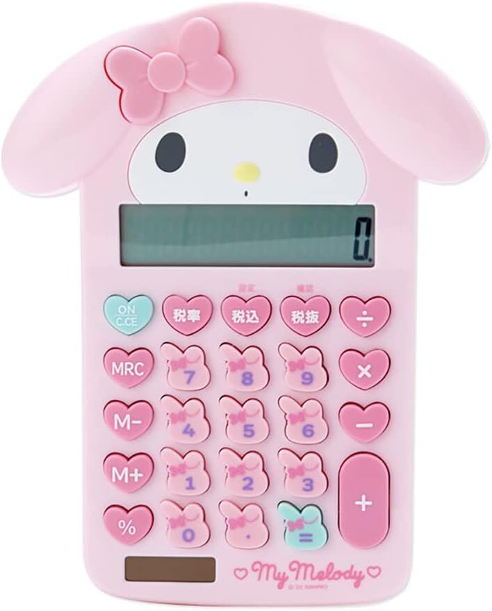 SANRIO My Melody Face-shaped Key Calculator 633917 From