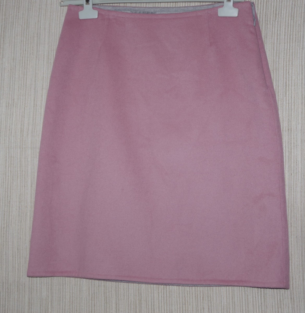 Max Mara studio cucito a mano pink boiled virgin wool mini Max Mara studio cucito a mano pink boiled virgin wool mini