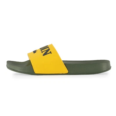 DERBE Damen Herren Badelatschen Buddellette Moin Gelb Oliv / 36 – 47 / Slipper