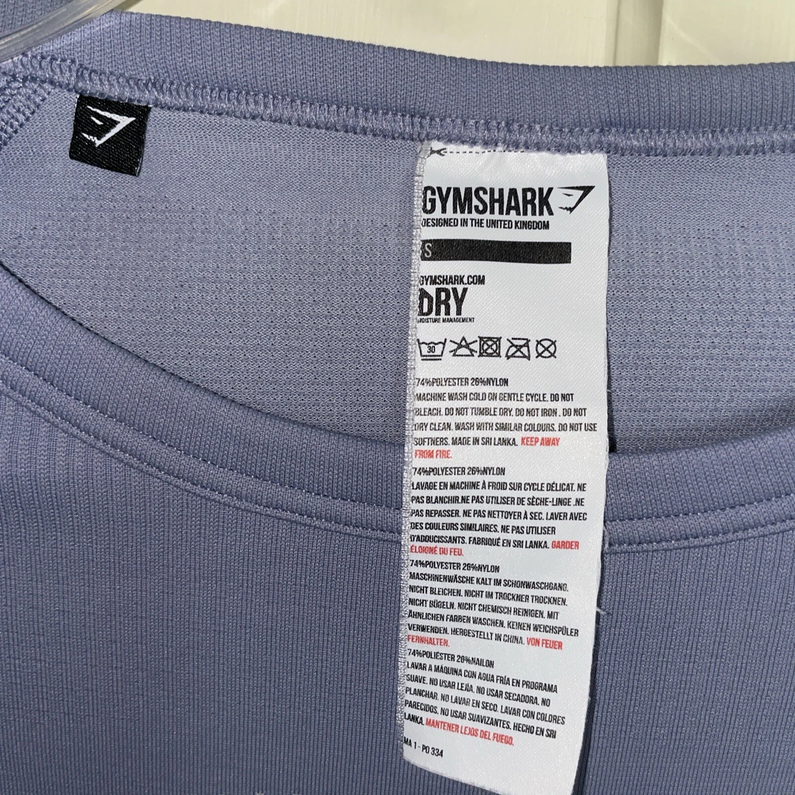 gymshark dry long sleeve athletic thumbholes shirt