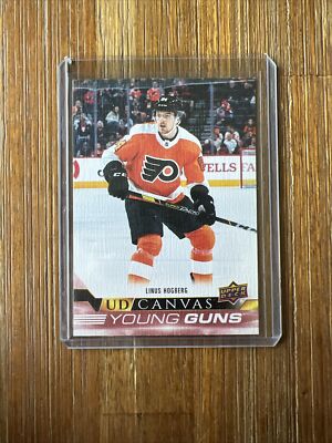 Linus Hogberg 2022-23 UD Series 2 Canvas Young Guns #C231 Linus Hogberg ...
