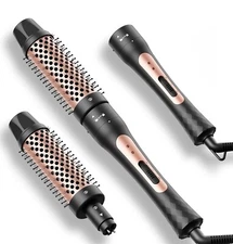 Thermal Brush, 1.5 Inch Heated round for Blowout Look, Dual Voltage, Rose Gold