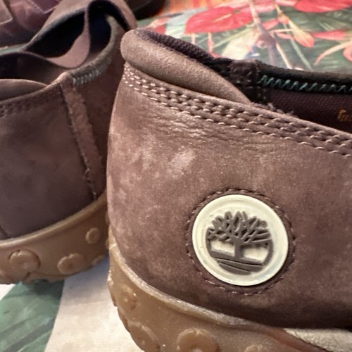 Timberland Women’s Brown Leather Casual Comfort Crossover Mary Jane Shoes Size 8 - Picture 15 of 15