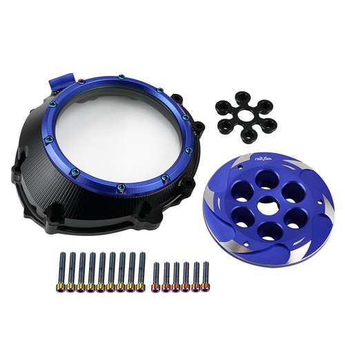 For BMW S1000R/RR/XR 2015-2018 19 Racing Clear Clutch Cover Guard Engine Protect - Picture 10 of 11