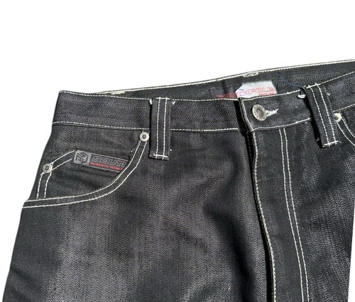 Vintage Y2K Southpole Black Denim Wide Leg Baggy Skater Jeans Size 32 RARE - Picture 7 of 10