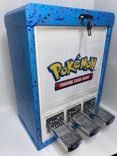 Sky Blue 75cent Vend 3 Column Sticker Tattoo Pokemon Card Vending Machine