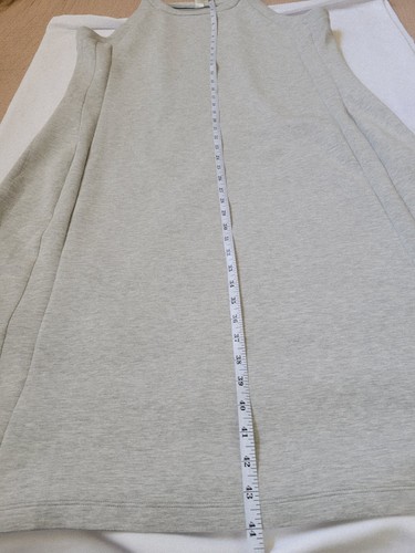 Spanx Air Essentials Midikleid mit Seitenstreifen hellgrau meliert Größe XL  - Bild 6 von 12