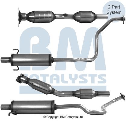 Katalysator BM Catalysts BM91617H FÜR Toyota KAT Abgaskatalysator-image