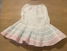 HOOPS MY DEAR VINTAGE 1950s Nylon Slip Amazing Layered Tulle Under Skirt Size M