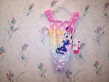MINNIE MOUSE DISNEY JUNIOR UPF50 TODDLER GIRL ONE PIECE SWIMSUIT SIZE 3T NEW