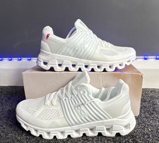 On Cloud Women’s White Mesh Lace-Up Low Top Trainers UK 6 EU 39 US 8