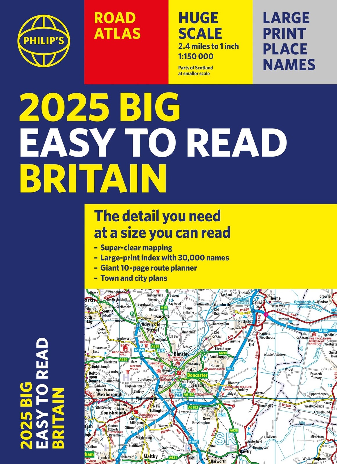 2025 Philip's Big Easy to Read Britain Road Atlas by Philip's Maps - Image 5