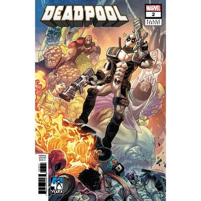 Deadpool #2 Javier Garron Black Costume Variant Marvel Comics