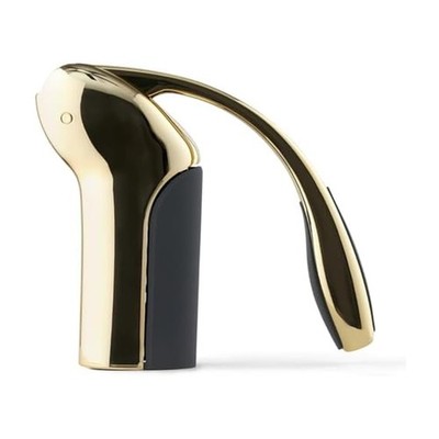 Rabbit Vertical Corkscrew Wine Opener with One-Pull Lever 7.7 x 8.8 IN, Gold