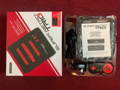Super Retro Trio 3 In 1 SNES/NES/GENESIS Open Box  TESTED READY FOR GAMING 