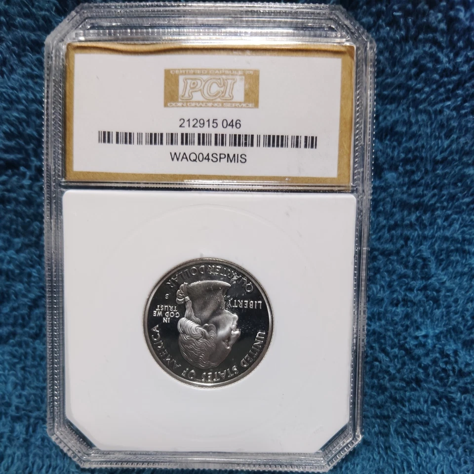 2004-S 25c Michigan 46th minted! Silver Quarter PF70 Deep Cameo 1st day of issue - Image 2 of 4