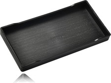 Small Black Mini Tray 8 inch x 4 inch for Kitchen Counter, Bathroom for Vanity