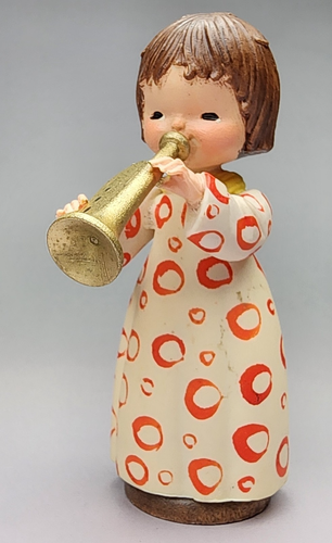 Vintage Set of 4 Handcrafted ANRI Toriart Wood Orchestra Musicians Band - Picture 7 of 20