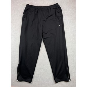Nike Therma-FIT Open Hem Training Pants Men XXL Black Dri-FIT Athletic No String
