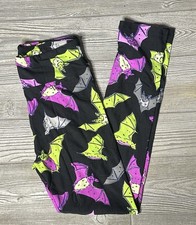 NEW LuLaRoe OS Leggings Bats Moon Halloween Trick Or Treat One Size