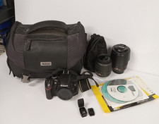 Nikon D3200 24.2MP Digital DSLR Camera Kit/Bundle - Fully Functional, Nice Shape
