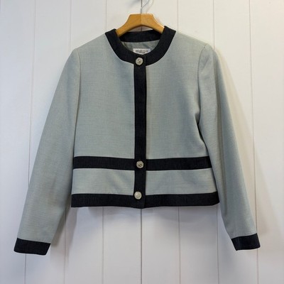 Vintage Henry Lee Petites Career Blazer Jacket Women Size 4P Professional Office