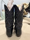 Black Nocona Water Buffalo Cowboy Boots In Size 11D — photo 7